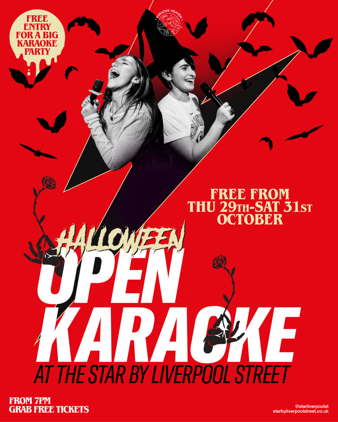 Halloween Open Karaoke - Thursday 29th October